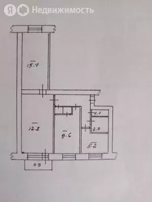 2-комнатная квартира: Находка, Советская улица, 15 (49 м) - Фото 1