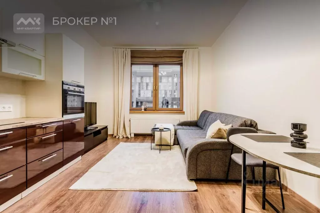 1-к кв. Санкт-Петербург Смольный просп., 17 (55.9 м) - Фото 2