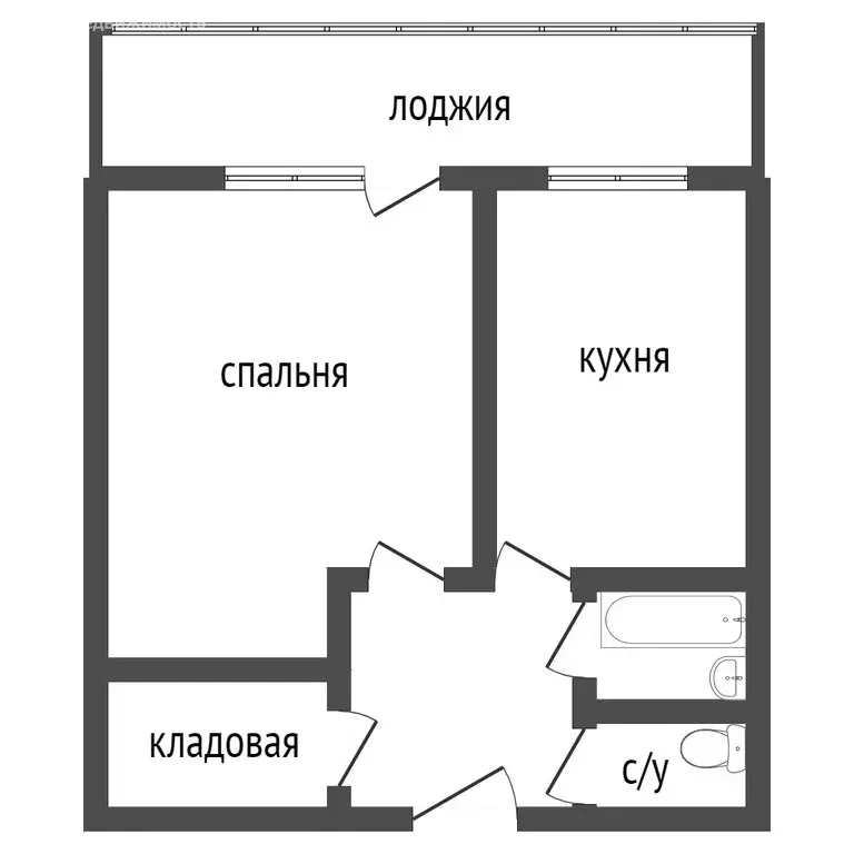 1-комнатная квартира: Воронеж, улица Карпинского, 3 (38 м) - Фото 1