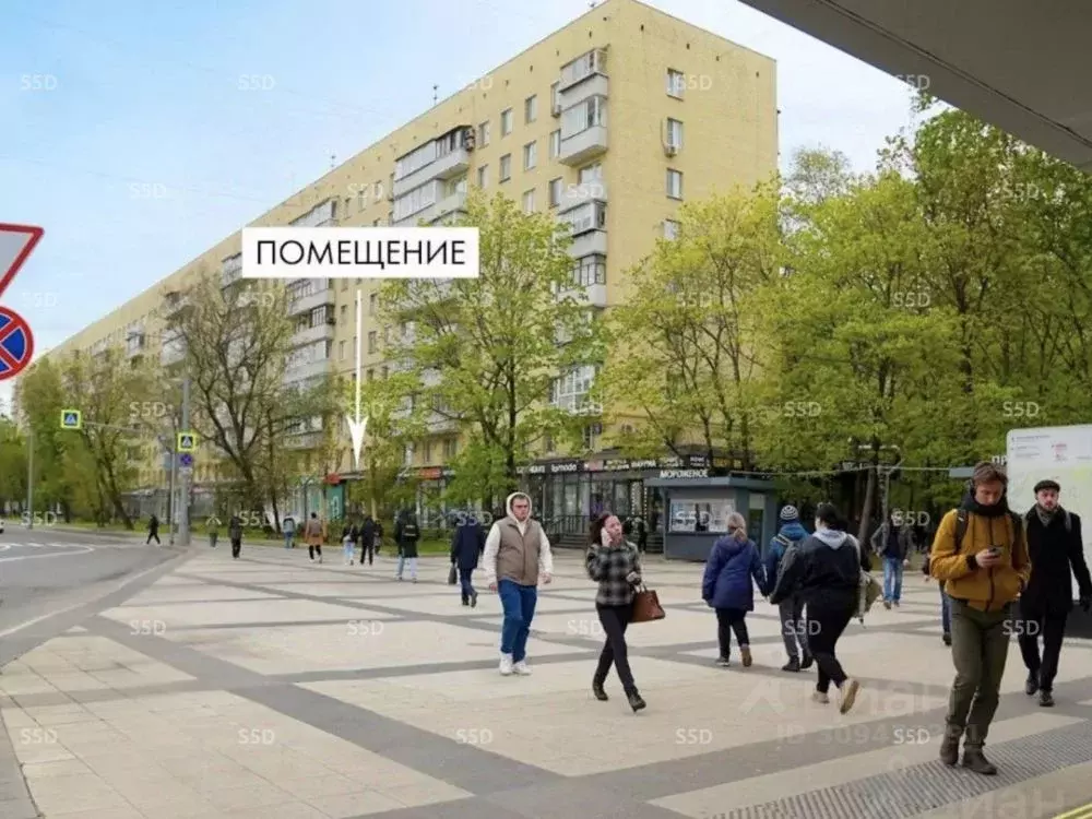 Торговая площадь в Москва ул. Покровка, 50/2С2 (40 м) - Фото 1