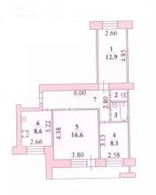 3-к кв. Липецкая область, Липецк ул. М.И. Неделина, 15 (60.7 м) - Фото 0