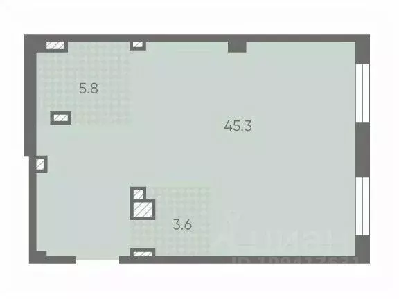 Офис в Санкт-Петербург Партизанская ул., 5 (55 м) - Фото 1