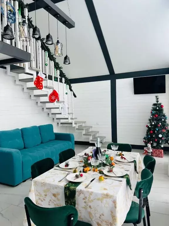 Дом в Алтай, Чемальский район, Узнезинское с/пос, Вилладж Парк Катунь ... - Фото 2