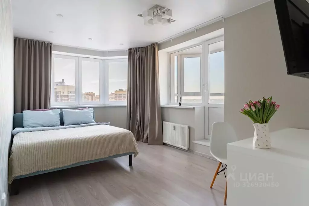 2-к кв. Санкт-Петербург пос. Парголово, Заречная ул., 41 (56.2 м) - Фото 1