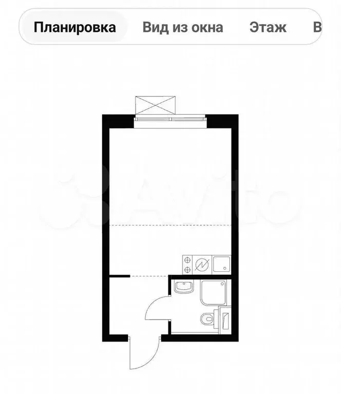 Квартира-студия, 22 м, 7/33 эт. - Фото 0