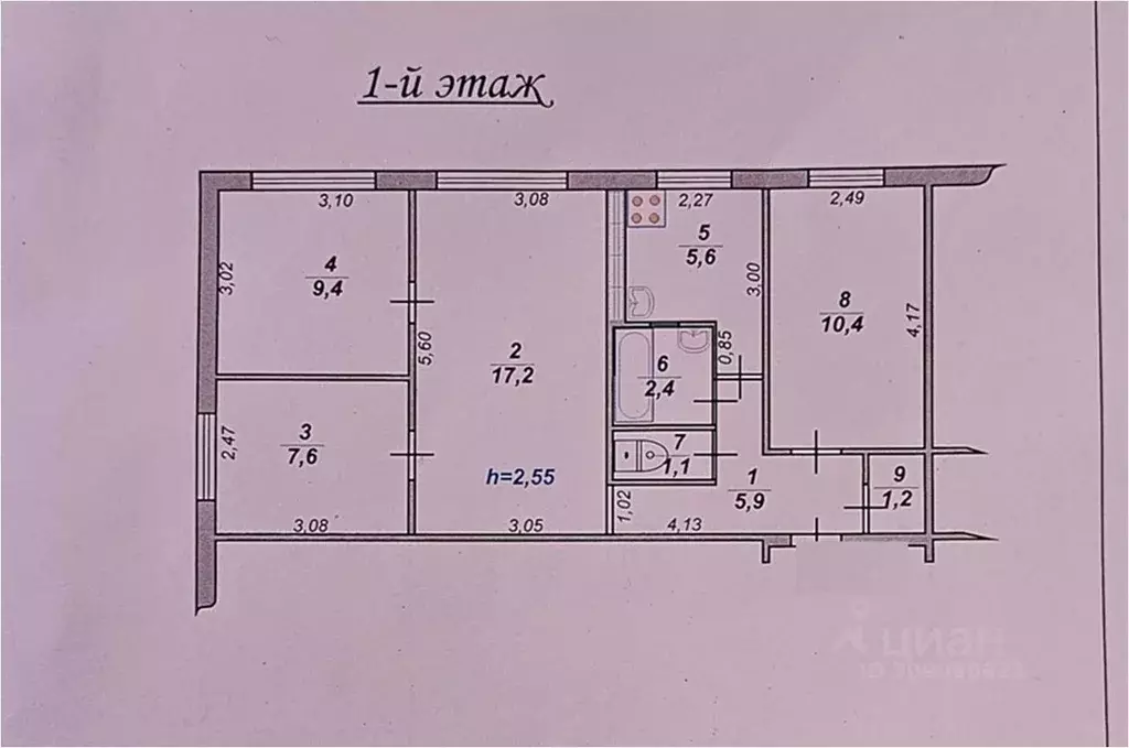 4-к кв. Крым, Керчь ул. Олега Кошевого, 18 (61.0 м) - Фото 0