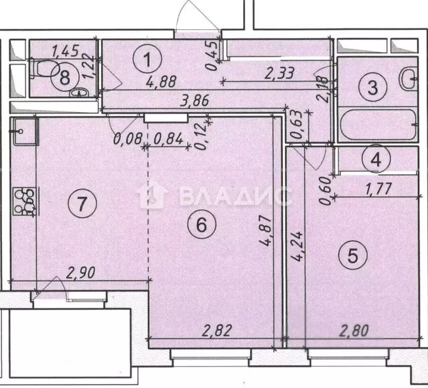 1-комнатная квартира: Перхушково, микрорайон Равновесие, 9 (51 м) - Фото 0