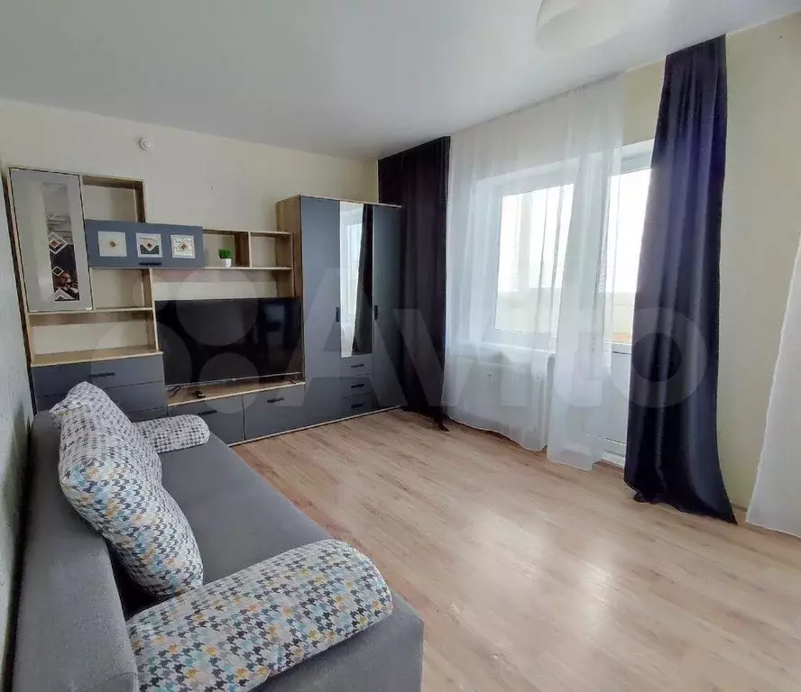 1-к. квартира, 30 м, 7/17 эт. - Фото 1