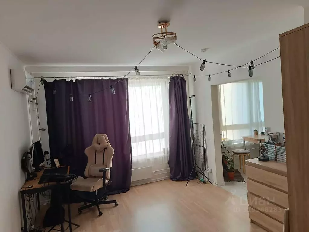 Квартира, 1 комната, 34.6 м - Фото 0