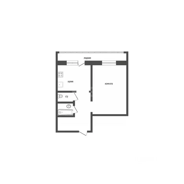 1-к кв. Курганская область, Курган Заозерный жилрайон, 11-й мкр, 5 ... - Фото 0