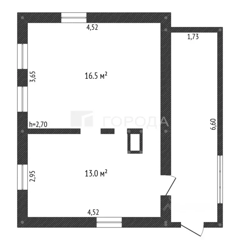 Дом в Кемеровская область, Новокузнецк ул. Кольцова, 17 (31 м) - Фото 2