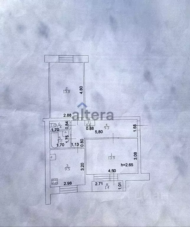 2-к кв. Татарстан, Казань Карагандинская ул., 6А (51.5 м) - Фото 2