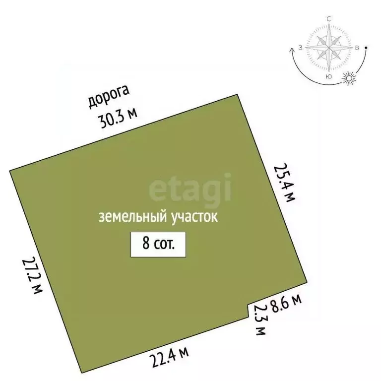 Участок в Крым, Ленинский район, с. Ильичево ул. Шевченко (8.0 сот.) - Фото 2