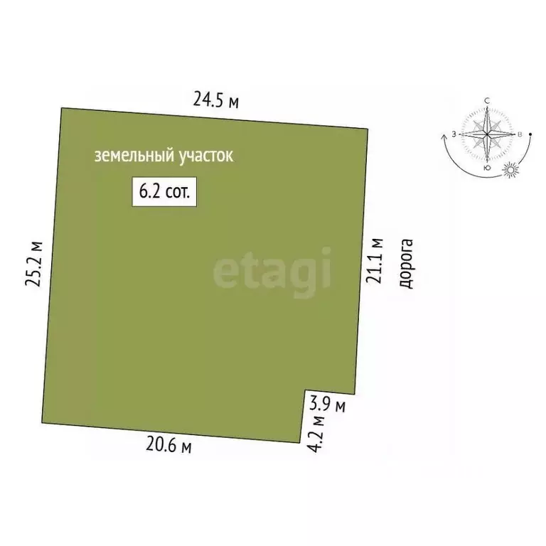 Участок в Мордовия, Саранск Консервщик СНТ,  (6.25 сот.) - Фото 2