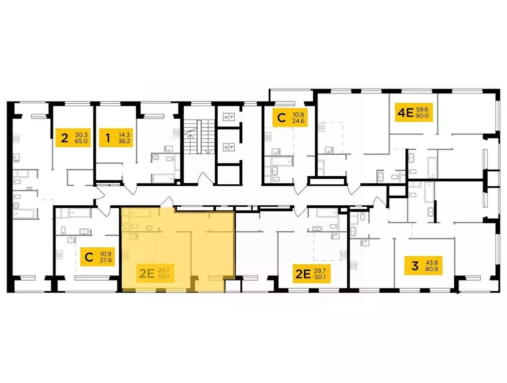 2-к кв. Москва Филатов Луг жилой комплекс, к6 (50.1 м) - Фото 0