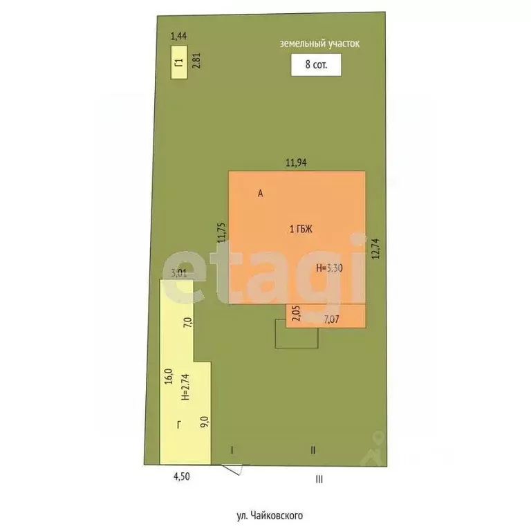 Дом в Краснодарский край, Ейск ул. Чайковского (128 м) - Фото 2