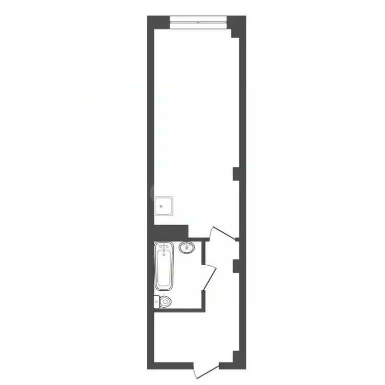 Студия Красноярский край, Сосновоборск Солнечная ул., 8 (28.2 м) - Фото 2