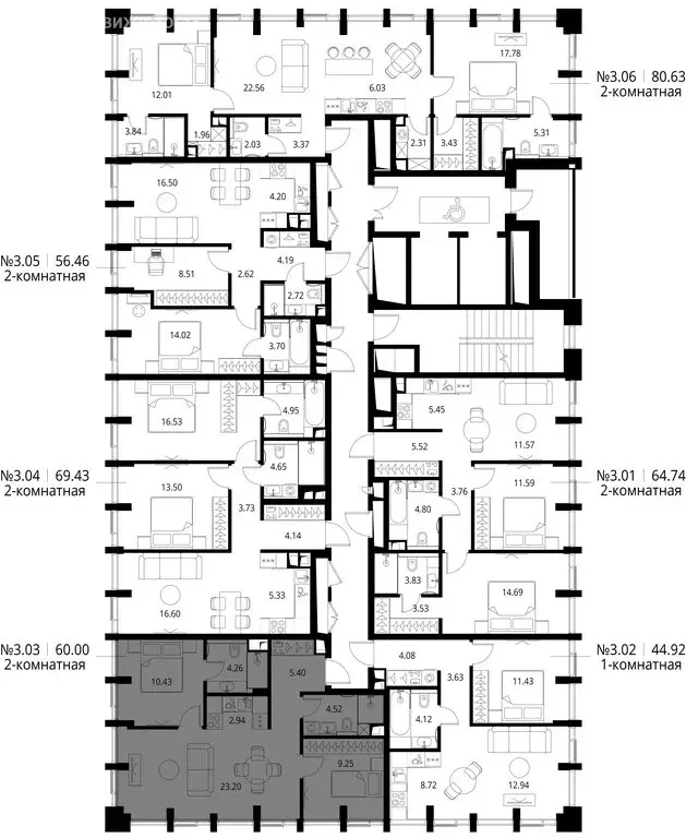 2-комнатная квартира: Москва, Волоколамское шоссе, 95/1к4 (60 м) - Фото 0