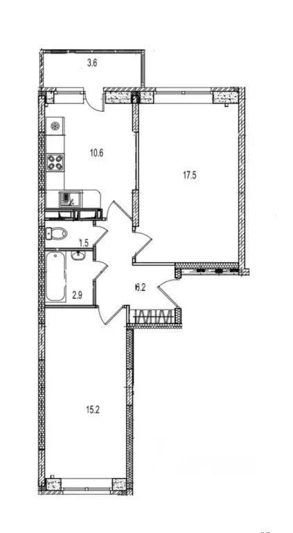 2-к кв. Московская область, Ногинск Богородский городской округ, ул. ... - Фото 1