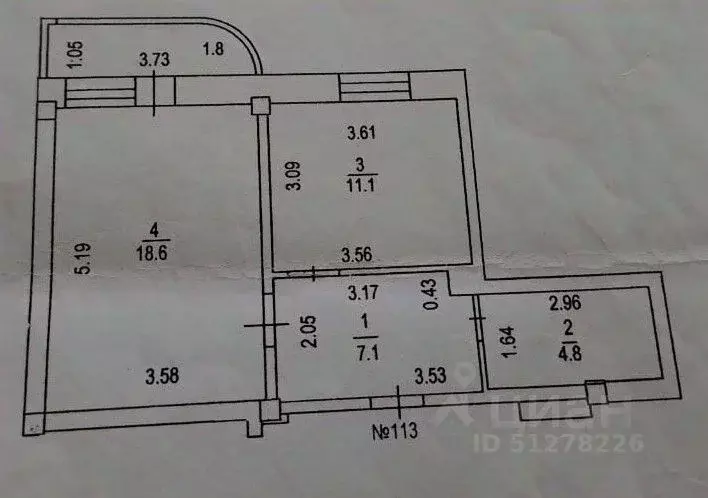 1-к кв. Кировская область, Киров ул. Маклина, 36 (41.6 м) - Фото 0