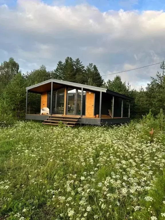 Дом в Башкортостан, Белорецкий район, с. Сосновка  (55 м) - Фото 1