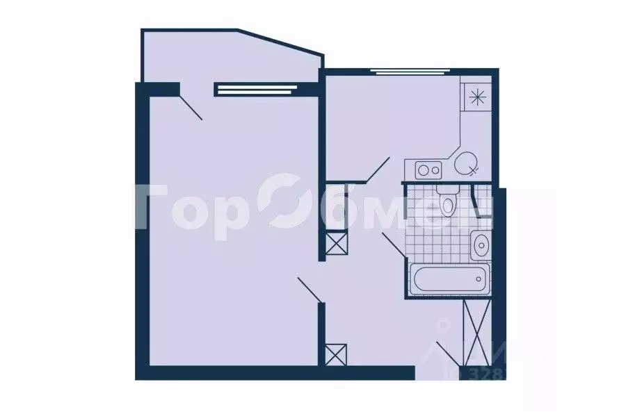 1-к кв. Москва Черноморский бул., 4к2 (37.6 м) - Фото 1
