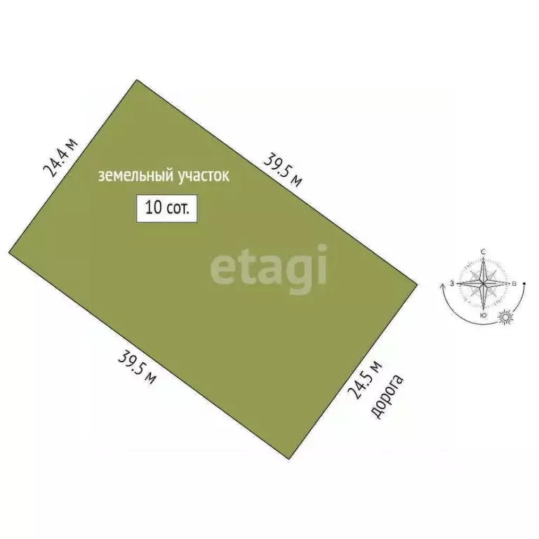 Участок в Забайкальский край, Читинский район, Угданское с/пос, с. ... - Фото 1