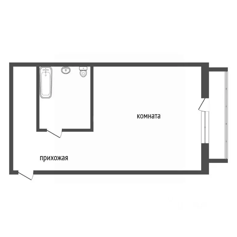 Студия Красноярский край, Красноярск Норильская ул., 3Е (30.8 м) - Фото 2