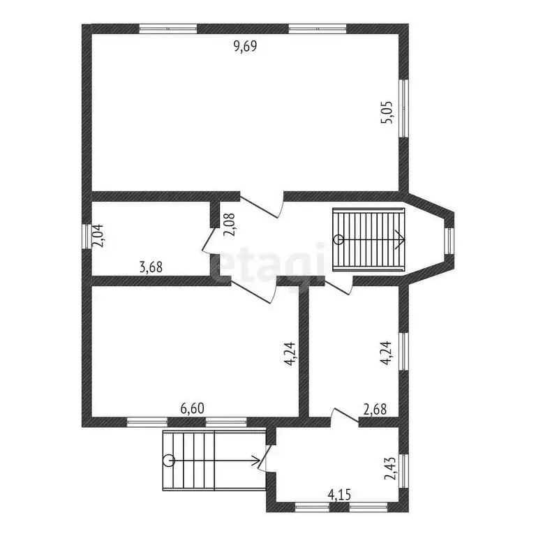 Дом в Белгород, микрорайон Новый, Сургутская улица (302 м) - Фото 1