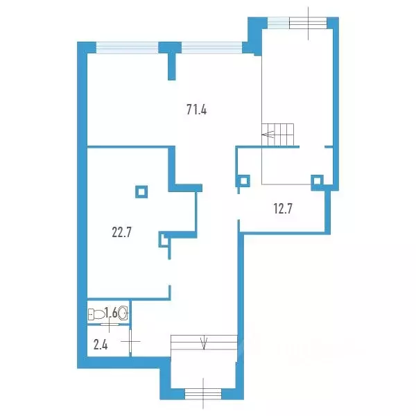 Помещение свободного назначения в Санкт-Петербург ул. Вадима Шефнера, ... - Фото 2