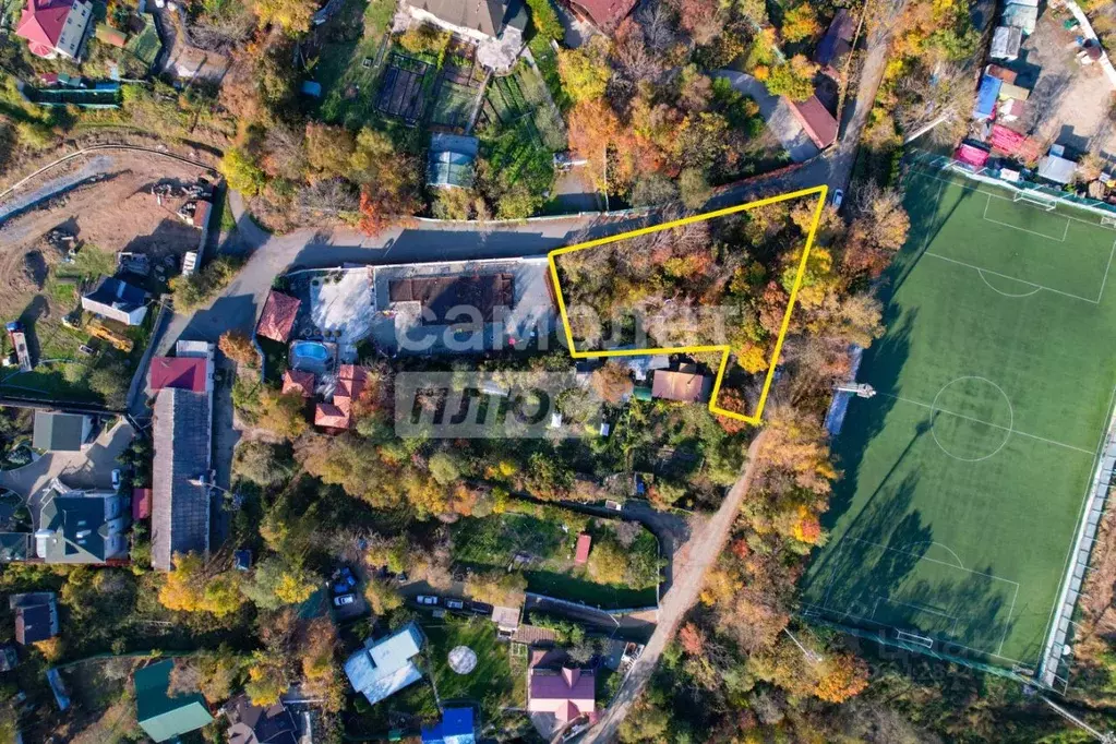 Участок в Приморский край, Владивосток Седанка мкр, ул. Серова (7.0 ... - Фото 0