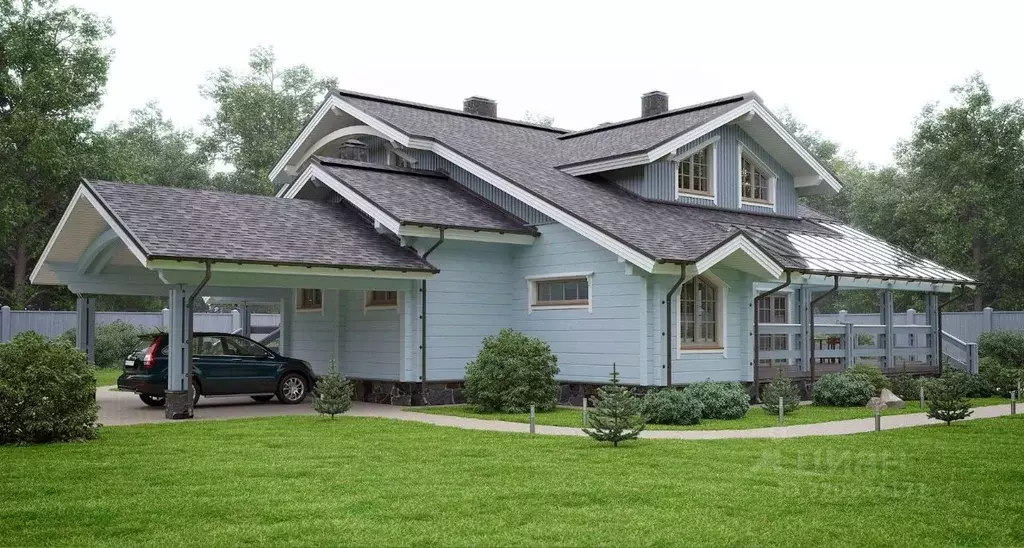 Коттедж в Ленинградская область, Всеволожский район, Куйвозовское ... - Фото 2