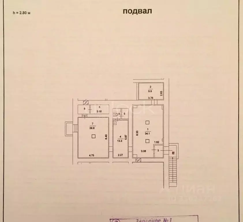 Помещение свободного назначения в Москва Кутузовский просп., 26К1 (108 ... - Фото 2