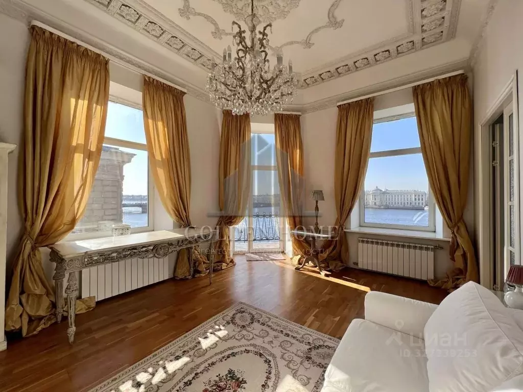 3-к кв. Санкт-Петербург Английская наб., 20 (118.0 м) - Фото 1