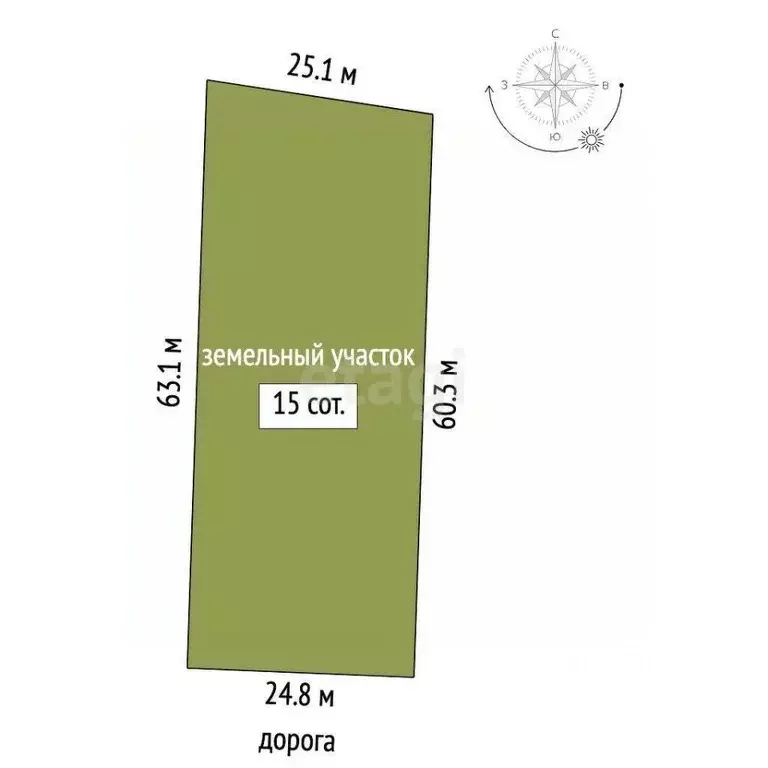 Участок в Крым, Ленинский район, с. Ильичево ул. Подгорная (15.0 сот.) - Фото 2