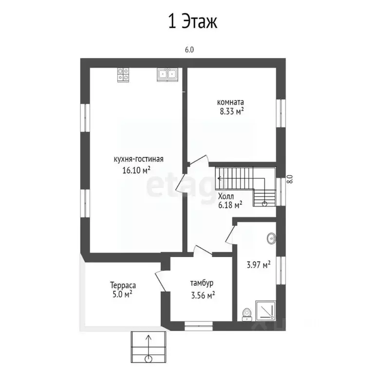 Дом в Московская область, Дмитровский муниципальный округ, Дмитроград ... - Фото 2