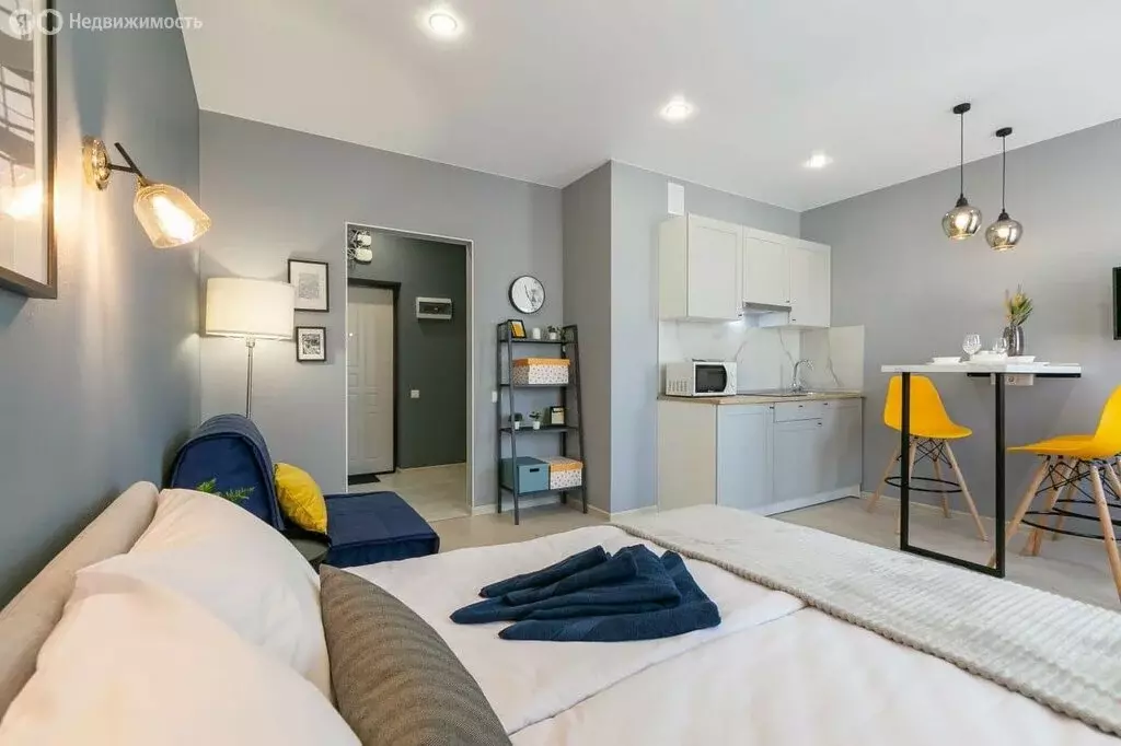 Квартира-студия: Краснодар, Конгрессная улица, 15 (26 м) - Фото 2