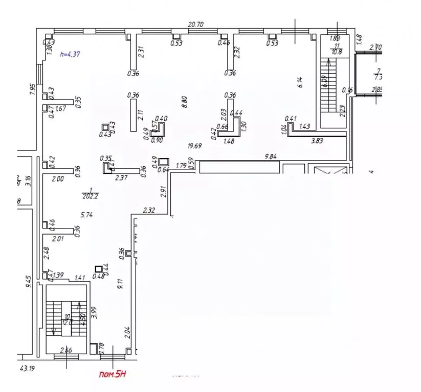 Помещение свободного назначения в Москва Дорожная ул., 46к1 (202 м) - Фото 2
