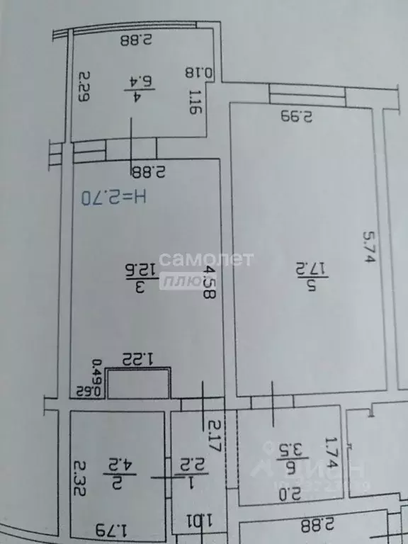 1-к кв. Краснодарский край, Анапа ул. Ленина, 146 (46.1 м) - Фото 2