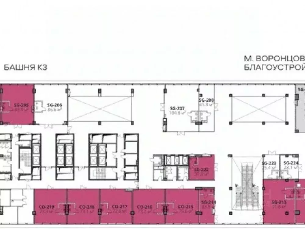 Торговая площадь в Москва Старокалужское ш., 64 (34 м) - Фото 2