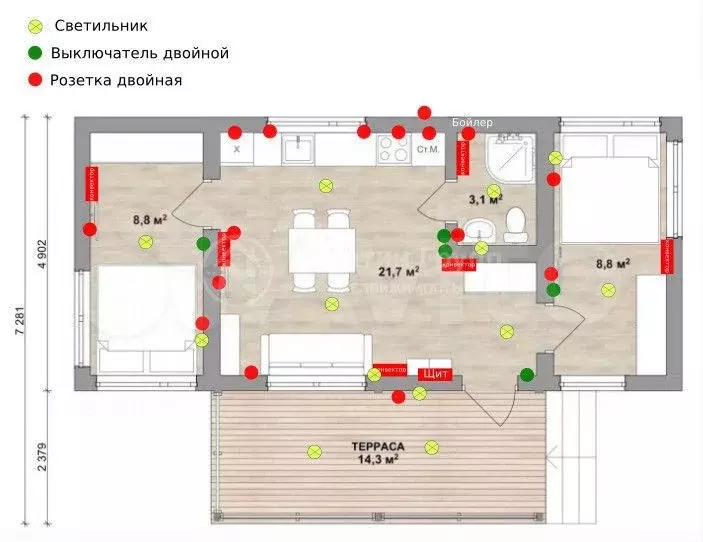 Дом 57 м на участке 5 сот. - Фото 0