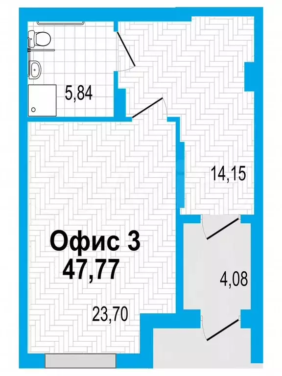 Продам помещение свободного назначения, 47.77 м - Фото 0