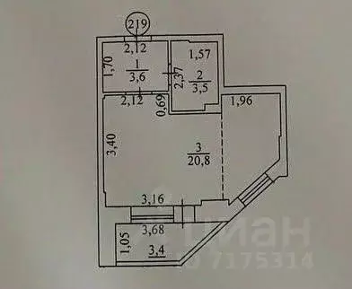 1-к кв. Удмуртия, Ижевск ул. 40 лет Победы, 138 (31.0 м) - Фото 2