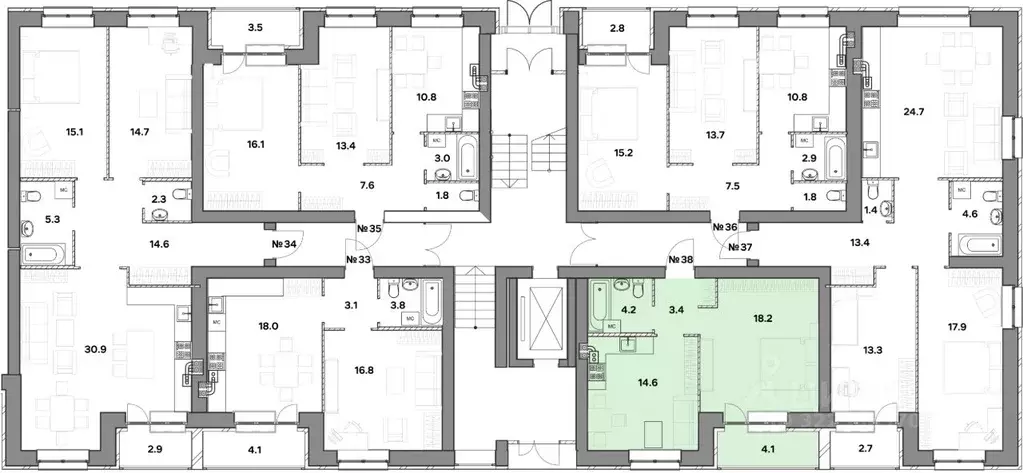 1-к кв. Ярославская область, Ярославль ул. Шевелюха, 124А (44.5 м) - Фото 2