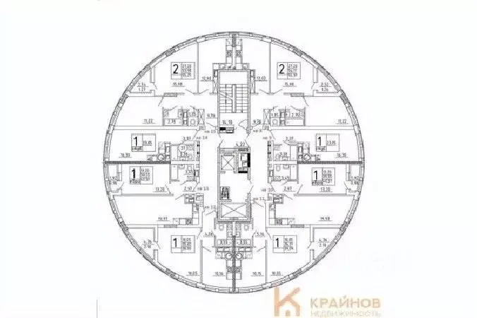 1-к кв. Воронежская область, с. Новая Усмань, Южный мкр  (40.51 м) - Фото 1