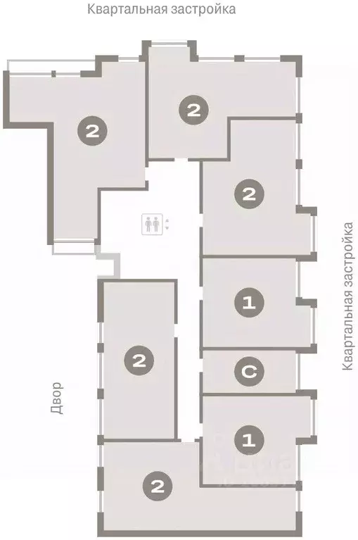 2-к кв. тюменская область, тюмень мысовская ул, 26к1 (63.07 м) - Фото 1