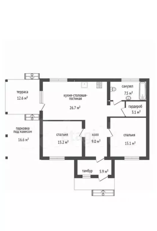 Дом в Челябинская область, Сосновский муниципальный округ, Поселок ... - Фото 2