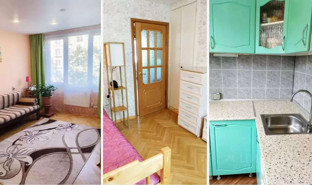 3-к кв. Санкт-Петербург ул. Пограничника Гарькавого, 35К1 (41.9 м) - Фото 1