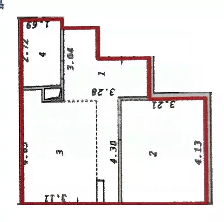 2-к кв. Новосибирская область, Новосибирск ул. Кирова, 225 (41.2 м) - Фото 1