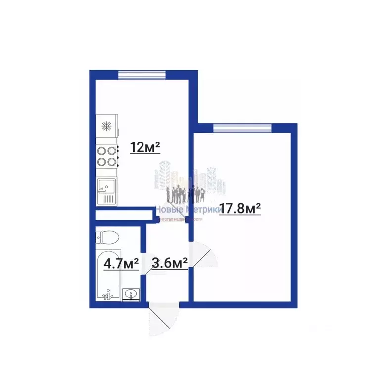 1-к кв. Санкт-Петербург просп. Королева, 69 (37.5 м) - Фото 2